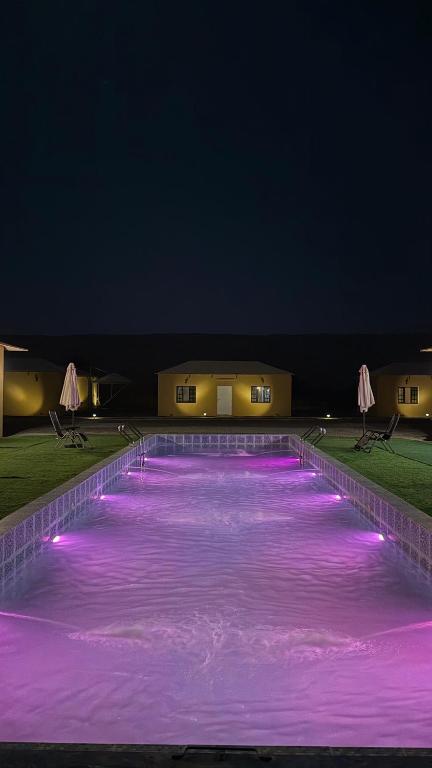 Pool at night